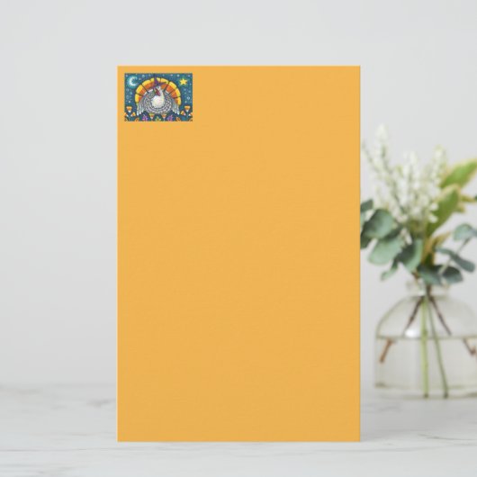 FOLK ART CANDY CORN TURKEY PILGRIM, THANKSGIVING BRIEFPAPIER (Staand voorkant)