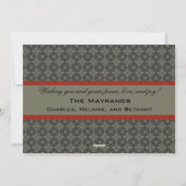 Folk Art Cardinale Aangepaste Fotovakantie Kaart (Achterkant)