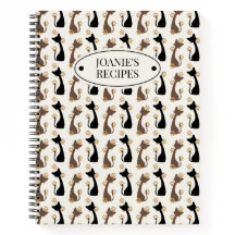 Folk Art Cat Pattern | Farmhouse Kitchen Recipe