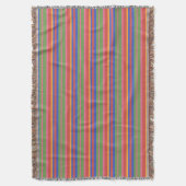 Folk Art Collectie Kort gestript met schroefdraad Deken (Voorkant Verticaal)