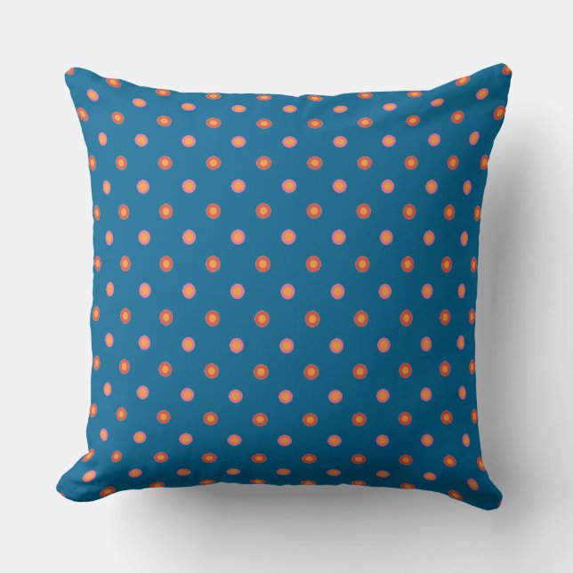 Folk Art Collectie Polka Dots Pillow of Cushion Kussen (Voorkant)