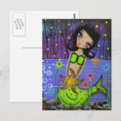 Folk Art Day of the Dead by Lori Everett Briefkaart (Voorkant / Achterkant)