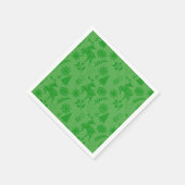 Folk Art Deer Forest Green Servet (Hoek)