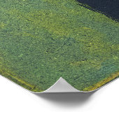 Folk Art Dog Poster voor decoupage of collage papi (Hoek)