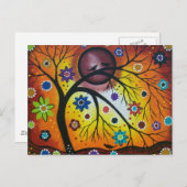 FOLK ART DOOR LORI EVERETT BRIEFKAART (Voorkant / Achterkant)