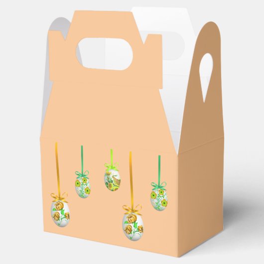 Folk Art (door Oekraïne geïnspireerd) met twee zij Bedankdoosjes (Geopend)