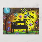 Folk Art Double Trouble door Lori Everett Briefkaart (Voorkant)