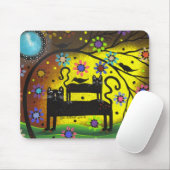 Folk Art Double Trouble door Lori Everett Muismat (Met muis)