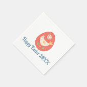 Folk Art Easter Egg Chicken Servet (Hoek)