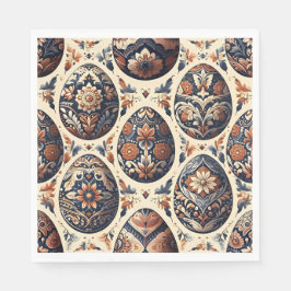 Folk Art Easter Egg Napkins Servet