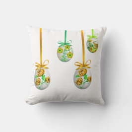 Folk Art Eggs (door Oekraïne geïnspireerd) Kussen
