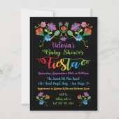 Folk Art Embroidery Mexican Fiesta Baby shower Kaart (Voorkant)