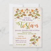 Folk Art Embroidery Mexican Fiesta Birthday Kaart (Voorkant)