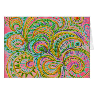 Folk Art Fantasy Pattern