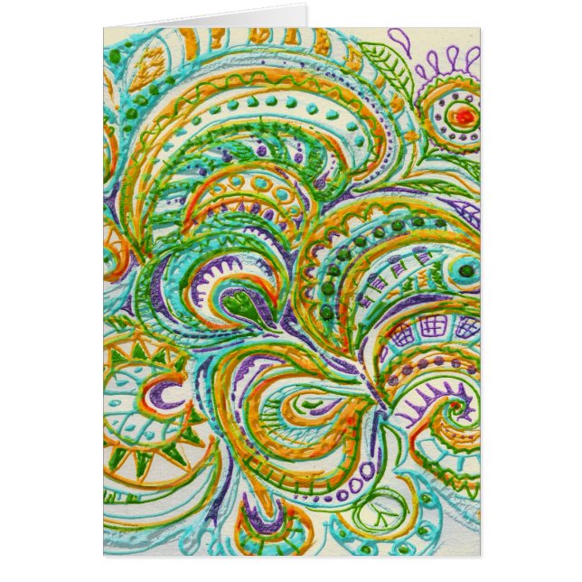 Folk Art Fantasy Pattern (Voorkant)