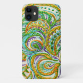 Folk Art Fantasy Pattern Case-Mate iPhone Case (Achterkant)
