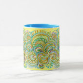 Folk Art Fantasy Pattern Mok (Midden)