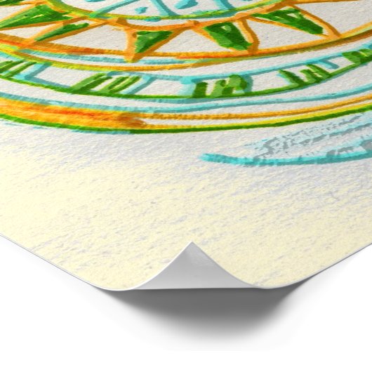 Folk Art Fantasy Print (Hoek)