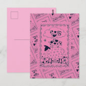 FOLK ART FARM ANIMALS SHEEP PIG ROOSTER Primium Briefkaart (Voorkant / Achterkant)