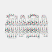 Folk Art Floral Geometric Pattern Bedankdoosjes (Uitgevouwen)