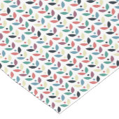 Folk Art Floral Geometric Pattern Korte Tafelloper (Hoek)