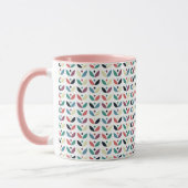 Folk Art Floral Geometric Pattern Mok (Links)