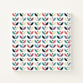 Folk Art Floral Geometric Pattern Notitieboek (Achterkant)