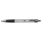 Folk Art Floral Geometric Pattern Pen (Achterkant)
