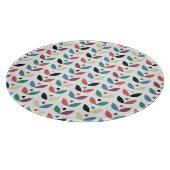 Folk Art Floral Geometric Pattern Snijplank (Hoek)