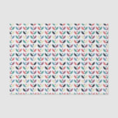 Folk Art Floral Geometric Pattern Tissuepapier (Voorkant)