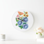 Folk Art Floral Grote Klok (Huis)