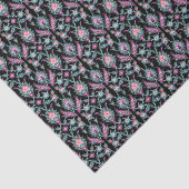 Folk Art Floral Love Paradise Garden Tissuepapier (Detail)