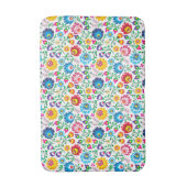 Folk Art Flower Pattern 2 Badmat (Voorkant Verticaal)