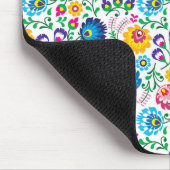 Folk Art Flower Pattern 2 Muismat (Hoek)