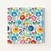 Folk Art Flower Pattern 2 Notitieboek (Achterkant)