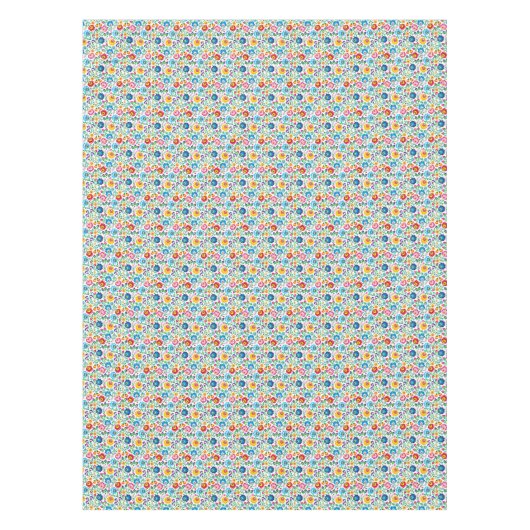 Folk Art Flower Pattern 2 Tafelkleed (Voorkant)