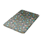 Folk Art Flower Pattern Badmat (Gekanteld)
