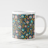 Folk Art Flower Pattern Grote Koffiekop (Rechts)
