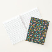 Folk Art Flower Pattern Notitieboek (Binnen)