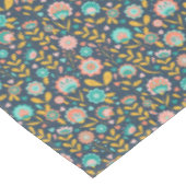 Folk Art Flower Pattern Tafelkleed (Gekanteld)