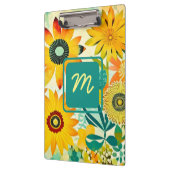 Folk Art Flowers monogram Klembord (Links)