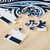 Folk Art Football Symphony" Puzzel (Zijkant)