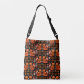 Folk Art Fox en Hen Crossbody Tas (Achterkant)