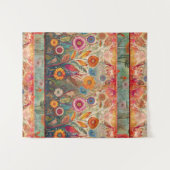 Folk Art Garden Tapestry Wandkleed (Voorkant (horizontaal))