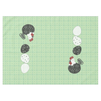 Folk-art Geïnspireerde kippentafellaken Tafelkleed