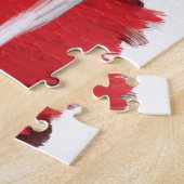 Folk Art gekleurde vlag Legpuzzel (Zijkant)