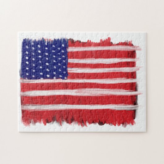 Folk Art gekleurde vlag Legpuzzel (Horizontaal)
