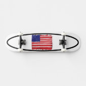 Folk Art gekleurde vlag Persoonlijk Skateboard (Horizontaal)