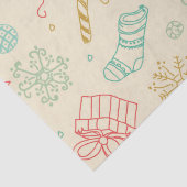 Folk Art Gingerbrood - Kerstmis Tissuepapier (Detail)