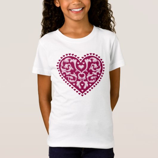 Folk Art Heart T-shirt (Voorkant)